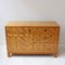 Vintage Italian Lacquered Bamboo Marquetry Credenza, 1970s 1