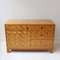 Vintage Italian Lacquered Bamboo Marquetry Credenza, 1970s, Image 1