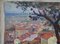 French School Artist, French Riviera View, 1950s, Oil on Panel, Framed 4