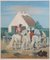 Yves Brayer, Les Gardians de la Camargue, 1950er, Lithographie, gerahmt 1