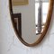 Vintage Spanish Gilt Metal Toleware Wall Mirror, 1970s 11