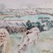 Genevieve Gallibert, Grazing Cattle in Normandy, 1930s, Watercolor, Framed 7