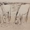 Genevieve Gallibert, Grazing Horses in the Camargue, 1930s, Ink on Paper, Framed 11