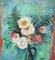 Lilian Whitteker, Blumenstrauß im Krug, 1960er, Öl auf Leinwand, Gerahmt 5