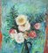 Lilian Whitteker, Bouquet of Flowers in a Pitcher, 1960s, Oil on Canvas, Framed 5