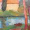 Anna Costa, Paesaggio provenzale, anni '50, Olio su tela, con cornice, Immagine 16