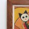 F. DuParc Portrait of a Reposing Cat, 1960s, Oil on Board, Framed, Image 14