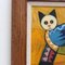 F. DuParc The Stray Cat, 1960s, Oil on Board, Framed 5