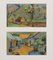 French School Artist, Views of Madagascar, 1960s, Gouache on Paper, Framed 2