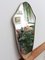 Miroir Mural Mid-Century avec Cadre en Laiton, Italie, 1950s 3