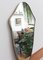 Miroir Mural Mid-Century avec Cadre en Laiton, Italie, 1950s 2