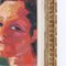 Anna Costa, Portrait of a Young Woman, 1960s, Oil on Board, Framed, Image 8