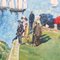 French Modern School Artist, Port of Saint-Malo, 1984, Öl auf Leinwand, Gerahmt 15