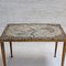 Mesa baja vintage con tablero de mosaico estilo italiano, años 50, Imagen 3