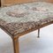 Mesa baja vintage con tablero de mosaico estilo italiano, años 50, Imagen 23