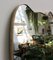 Mid-Century Italian Wall Mirror with Brass Frame, 1950s 4