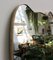 Mid-Century Italian Wall Mirror with Brass Frame, 1950s, Image 4
