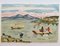 Yves Brayer, Mexican Fishermen in Lake Patzcuaro, Lithograph, 1963, Framed 2