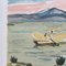 Yves Brayer, Mexican Fishermen in Lake Patzcuaro, Lithograph, 1963, Framed 15