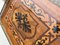 Napoleon III Couchtisch aus Holz & Messing 7
