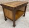 French Walnut Side Table, 1940s 10