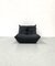 French Black Leather Togo Lounge Chair by Michel Ducaroy for Ligne Roset, 1970s 4