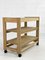 Oak Serving Cart attributed to Guillerme and Chambron for Votre Maison, 1960s, Image 3