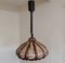 Vintage German Rustic Ceiling Lamp in Brown Ceramic, 1970s, Image 2