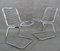 Chaises d'Appoint en Fil de Fer, 1980s, Set de 2 7