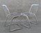 Chaises d'Appoint en Fil de Fer, 1980s, Set de 2 2