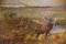Alfred Singer, Paesaggio con cervi, 1917, Olio su tela, Immagine 4