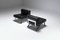 Black Leather Ombra 512 Lounge Chairs by Charlotte Perriand for Cassina ,Italy, Set of 2 8