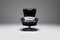 Black Leather Cab 423 by Mario Bellini for Cassina, Image 14
