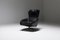 Black Leather Cab 423 by Mario Bellini for Cassina 13