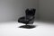 Black Leather Cab 423 by Mario Bellini for Cassina, Image 13