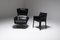 Black Leather Cab 423 by Mario Bellini for Cassina 4