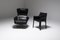Black Leather Cab 423 by Mario Bellini for Cassina, Image 4