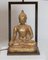 Buddha Table Lamp in Gilded Plaster and Brass, 1970s 6