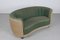 Danish Art Deco Curved Sofa, 1930s 8