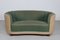 Danish Art Deco Curved Sofa, 1930s, Image 1