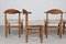 Danish Dining Chairs in Oak & Sheepskin attributed to Henning Kjærnulf for Nyrup, 1970s, Set of 4 5