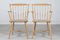 Windsor Beech Armchairs in the style of Børge Mogensen, Denmark, 1970s, Set of 2 2