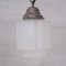 Lámpara colgante francesa Art Déco de vidrio, Imagen 6