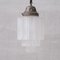 Lámpara colgante francesa Art Déco de vidrio, Imagen 1