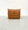 Poltrone Toffee marrone toffee con poggiapiedi di Michel Ducaroy per Ligne Roset, Francia, anni '70, set di 2, Immagine 8