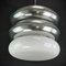 Space Age 6803 Ceiling Lamp in Opal Glass from Doria Leuchten Germany, 1970s, Image 10