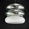 Space Age 6803 Ceiling Lamp in Opal Glass from Doria Leuchten Germany, 1970s, Image 2
