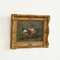 Natura morta con viole, olio su pannello, con cornice, 1880s, Immagine 4