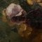 Natura morta con viole, olio su pannello, con cornice, 1880s, Immagine 7
