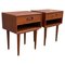 Teak Nightstands attributed to Johannes Andersen for Dyrlund, 1963, Set of 2 1